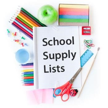  Generic Grade Supply Lists K thro 5th